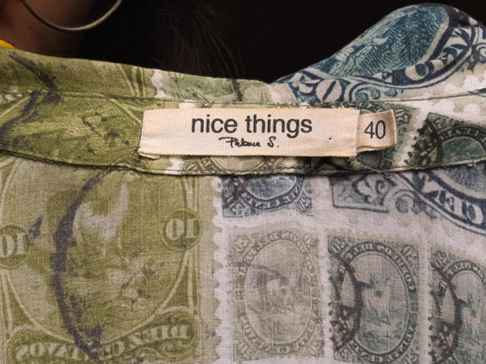 Funky Stamp Print Shirt - Image 2
