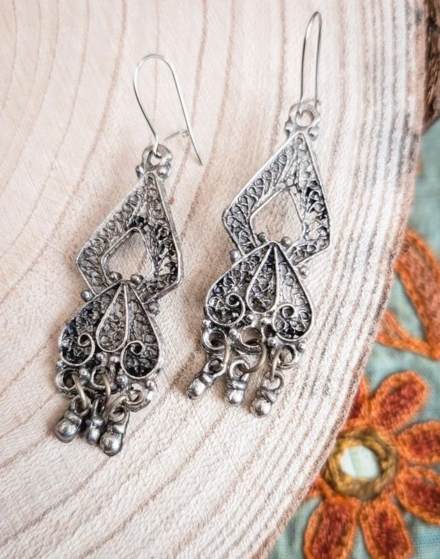 Vintage Filigree Bohemian Earrings