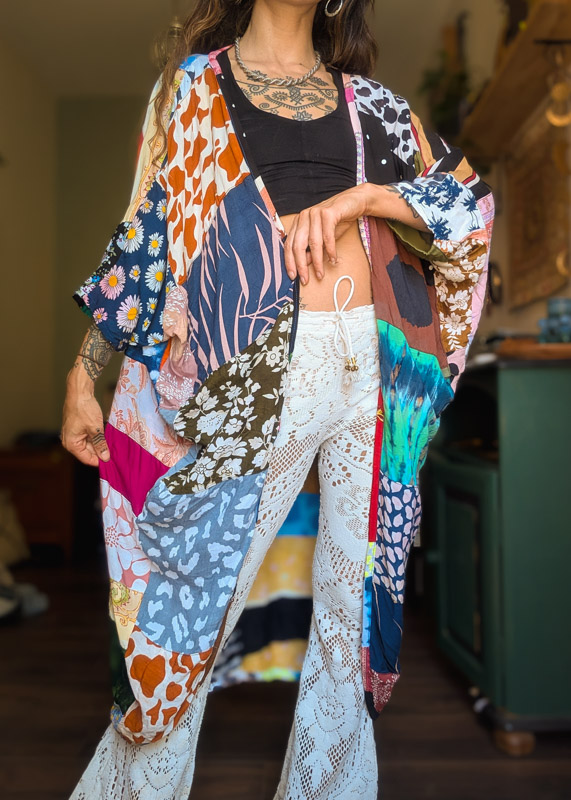 Patchwork Shrug / Kimono 3