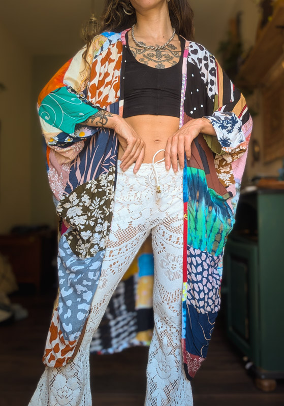 Patchwork Shrug / Kimono 3 - Image 5