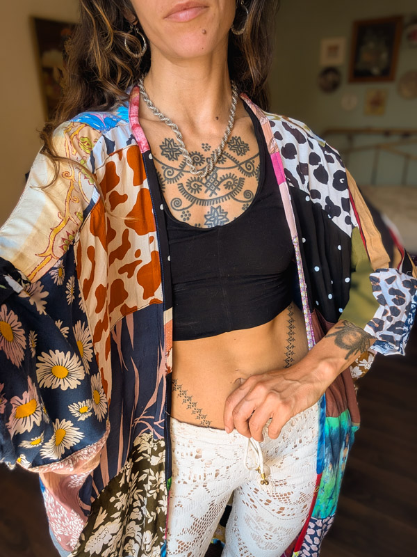 Patchwork Shrug / Kimono 3 - Image 6