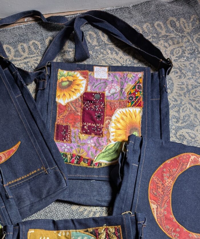 Upcycled Sunflower Bag