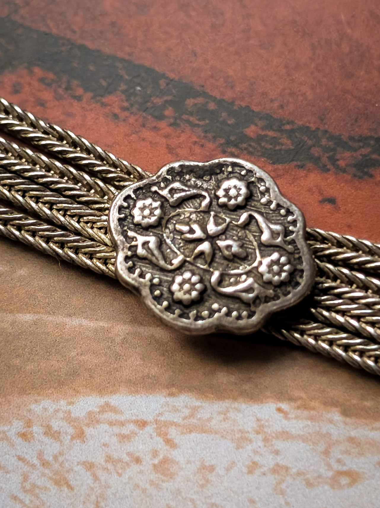 925 Silver & Blue Gemstone Bracelet - Image 5