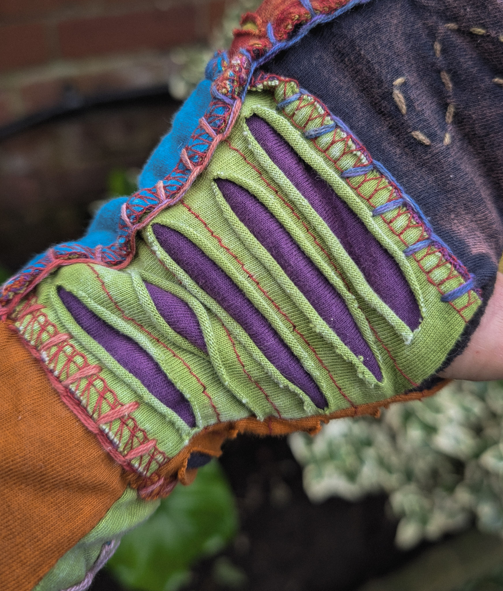 Patchwork Embroidered Handwarmers - Image 3