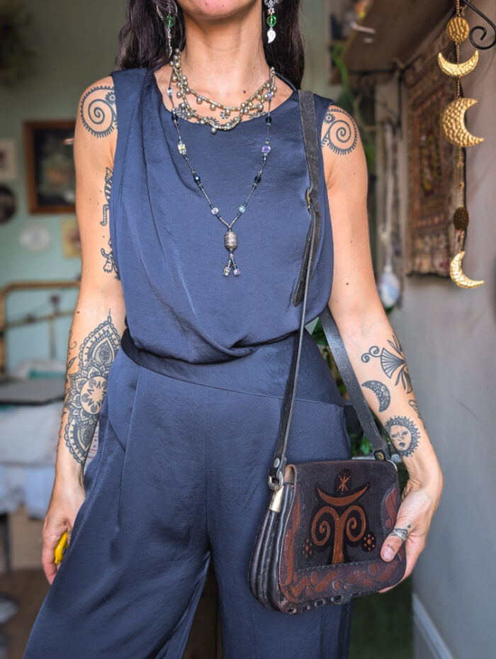 Reiss Navy Wide Leg Jumpsuit - Image 8