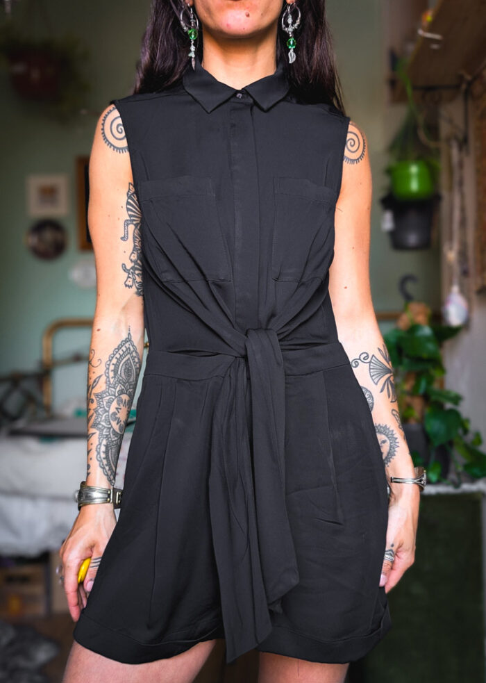 Reiss Black Playsuit - Image 2