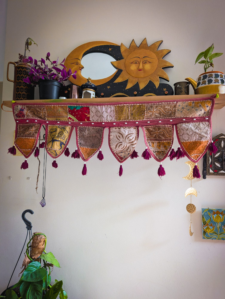 Vintage Elephant Embroidered Indian Toran - Image 4