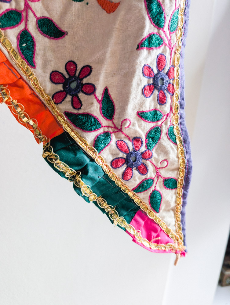 Vintage Indian Embroidered Toran - Image 2