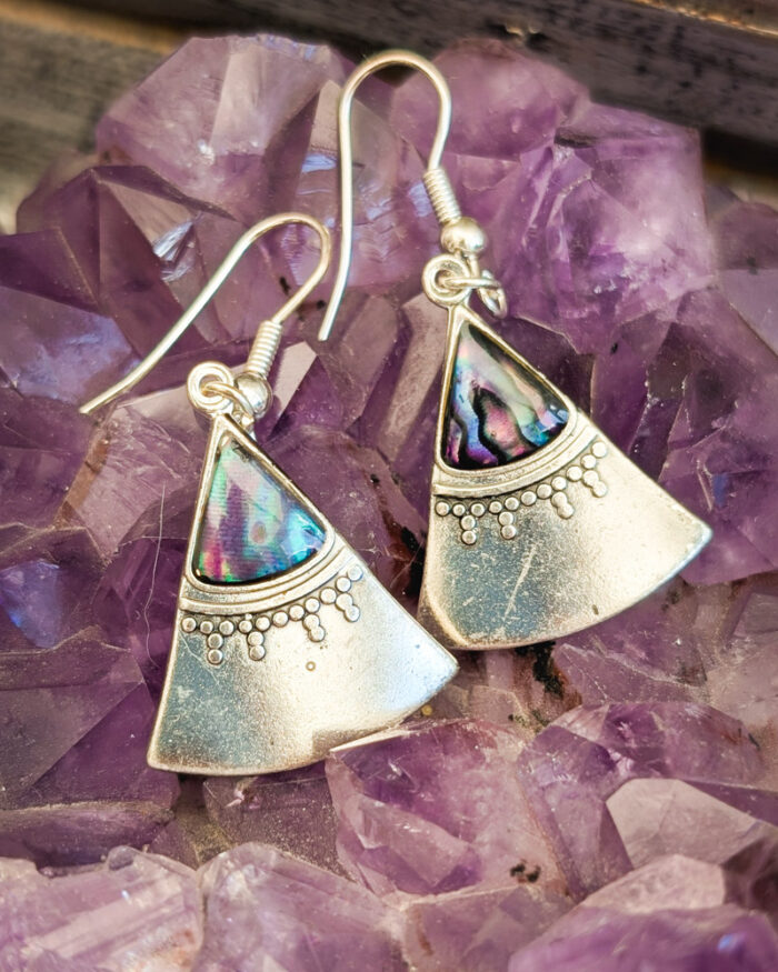Vintage Triangle Tribal Earrings