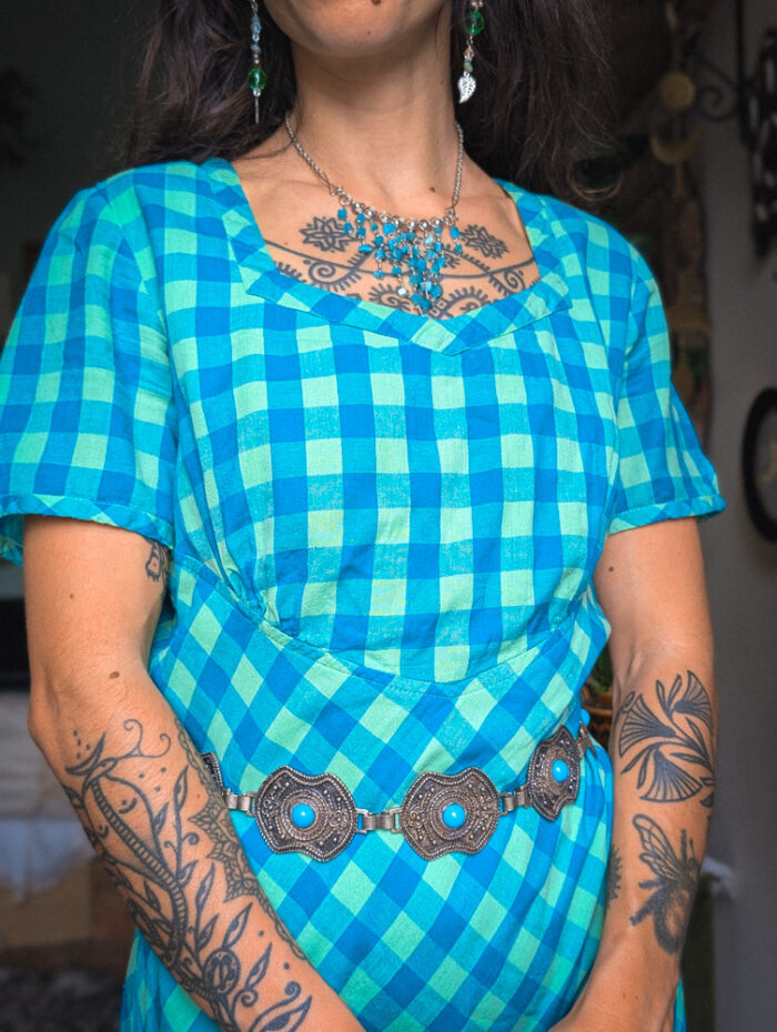 Adini Checkered Dress - Image 5