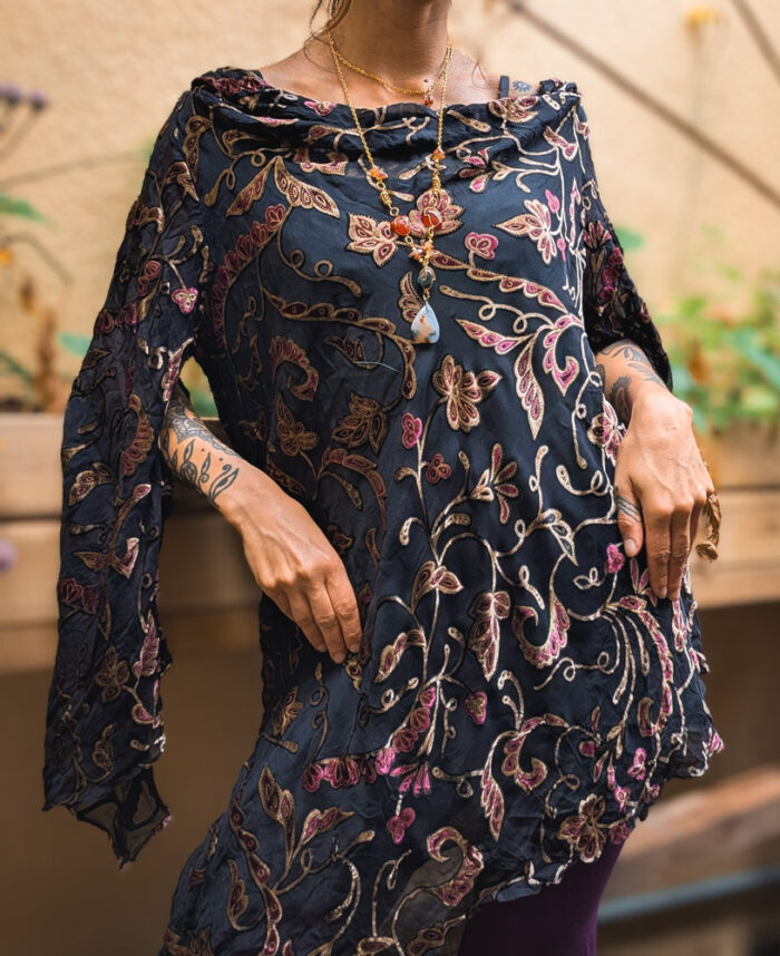 Preloved Paisley Devoré Dress / Top - Image 8