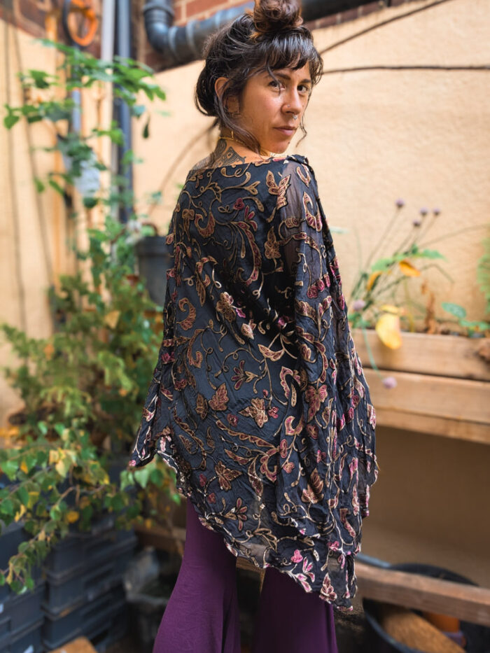 Preloved Paisley Devoré Dress / Top - Image 3