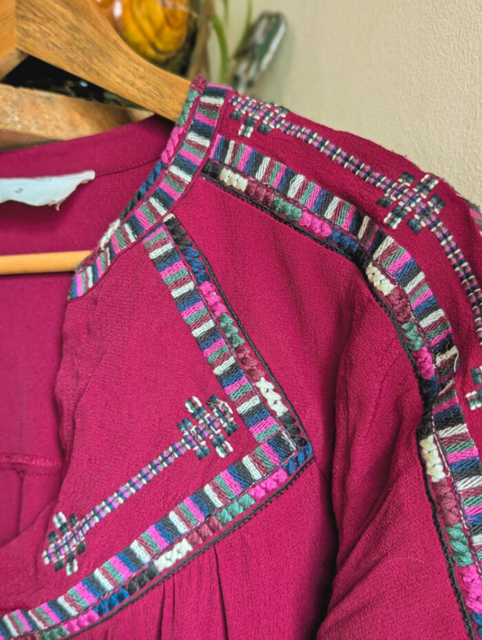 Ba&ash Embroidered Mini Dress - Image 3