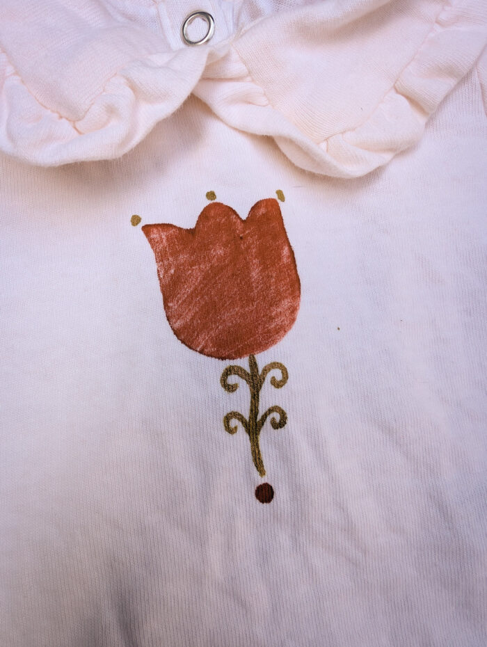 Baby Flower Printed Top - Image 3