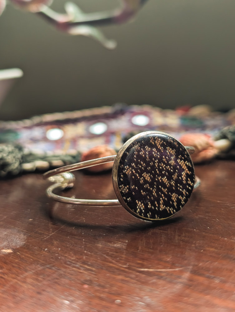 925 Silver & Resin Cuff - Image 5