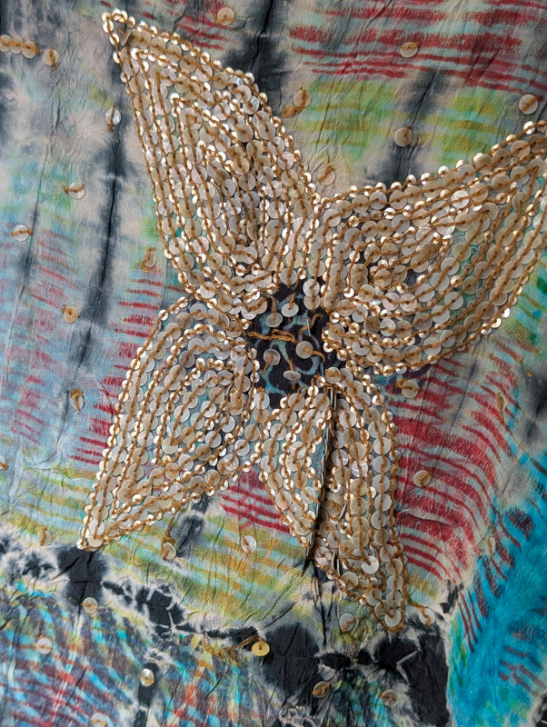 Midnight Recycled Silk Halter Dress - Image 4