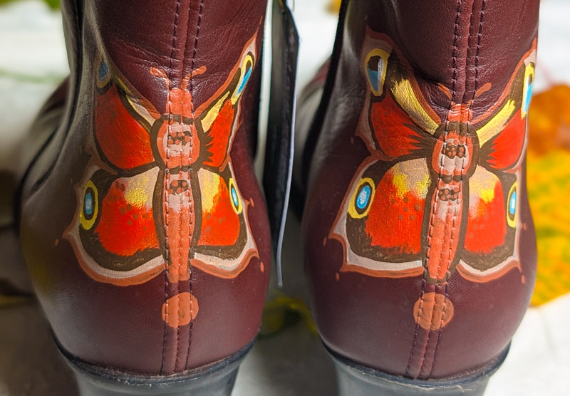 Butterfly Painted Boots - Image 5