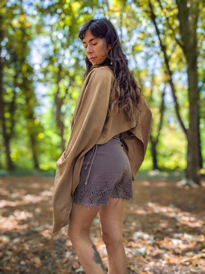 Upcycled Brown Oversized Top - Image 4