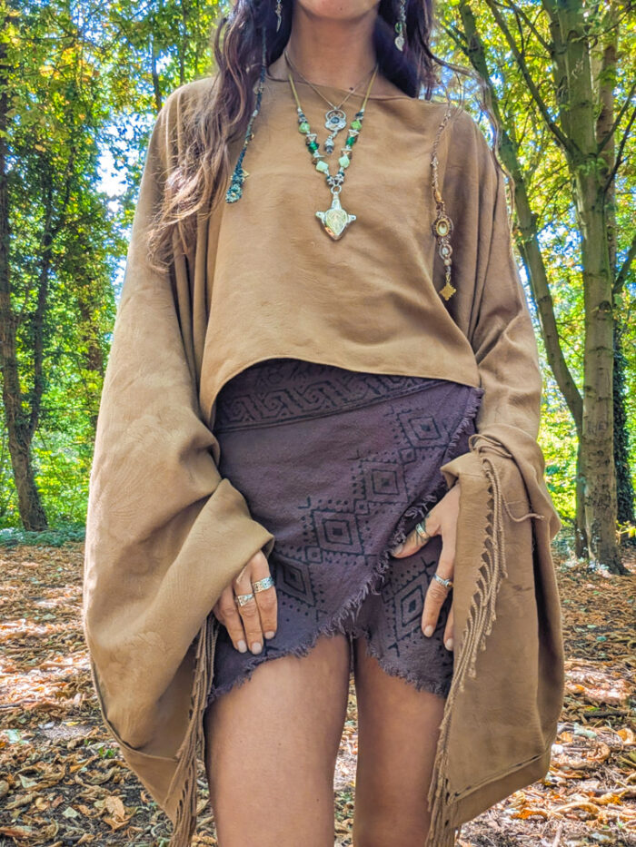 Upcycled Brown Oversized Top - Image 6