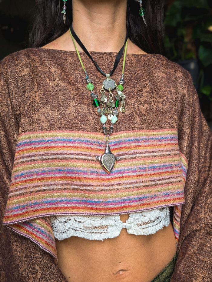 Upcycled Brown Fairy Top - Image 5