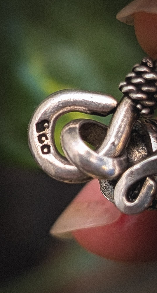 Vintage 5mm Byzantine 925 Silver Bracelet - Image 5