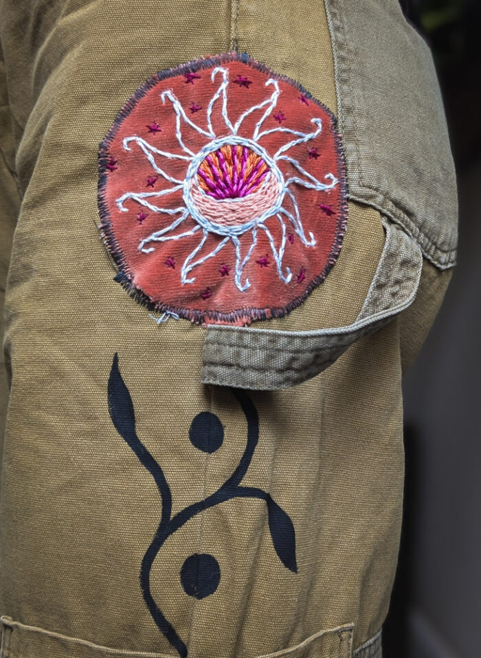 Reworked Cargo Patchwork Jeans - Image 3