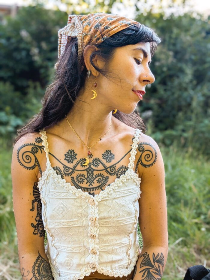 Carnelian Moon Necklace - Image 2