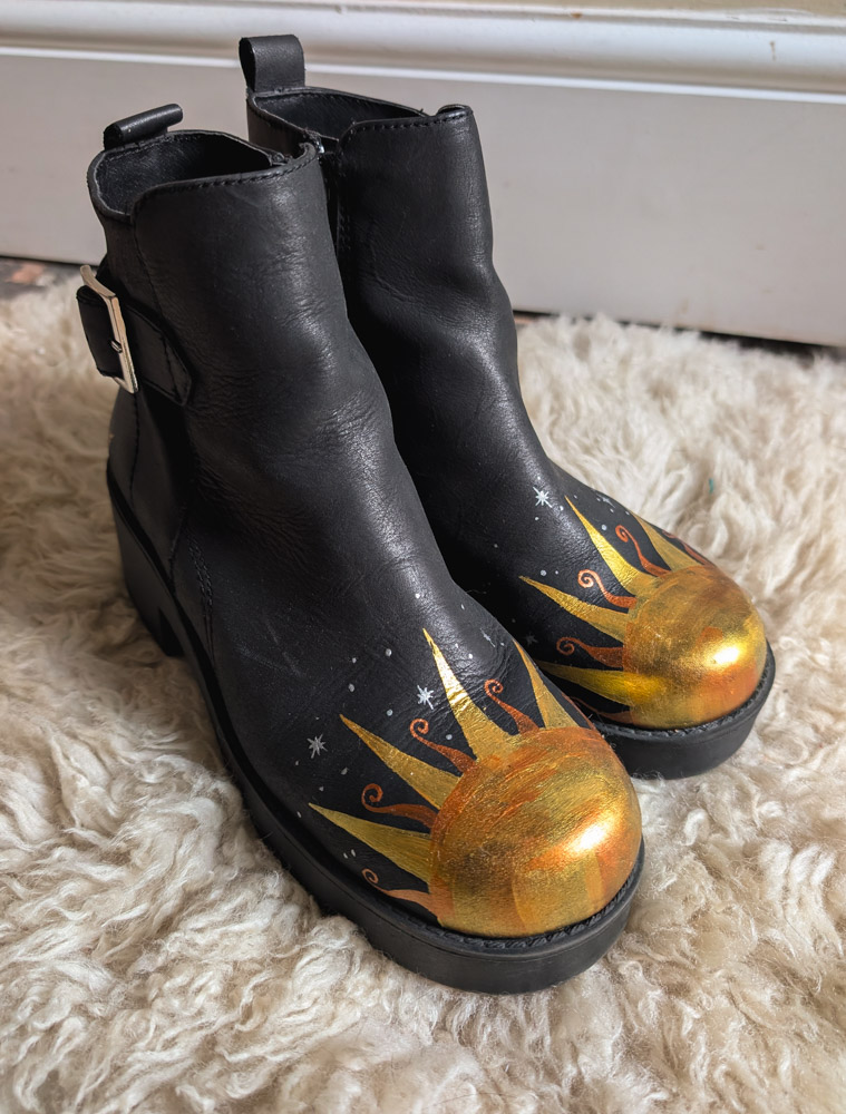 Reworked Black Sun Platform Boots - Image 5