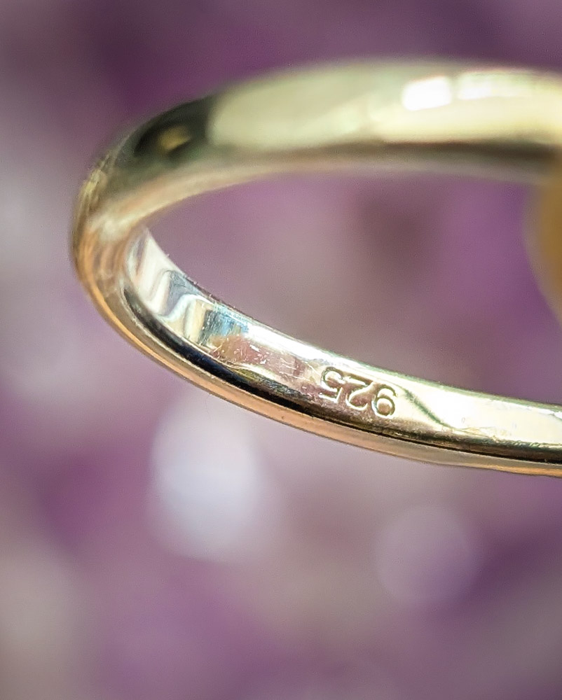 925 Silver & Citrine Ring - Image 2