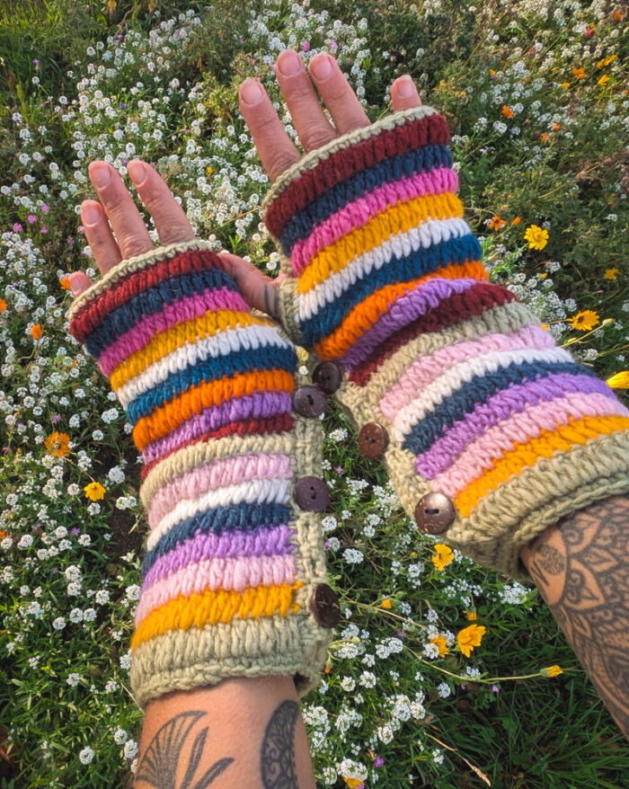 Colourful Wool Handwarmers