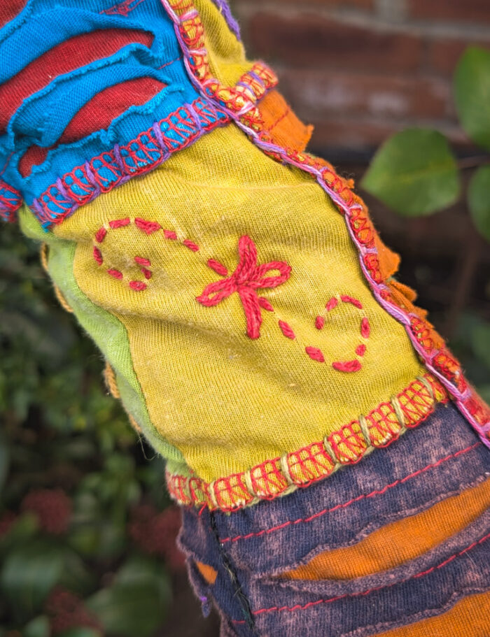 Patchwork Embroidered Handwarmers - Image 2
