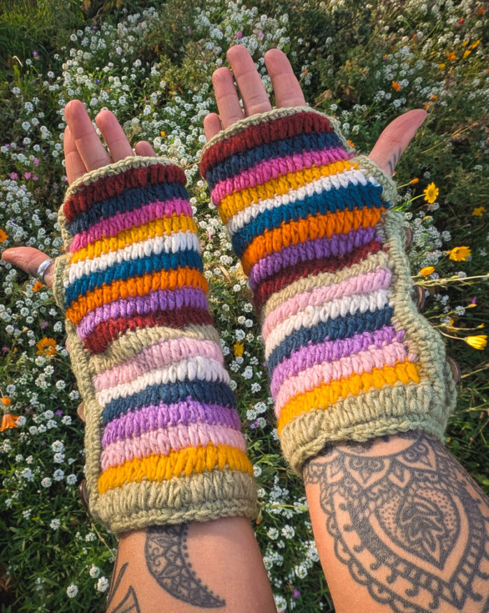 Colourful Wool Handwarmers - Image 2
