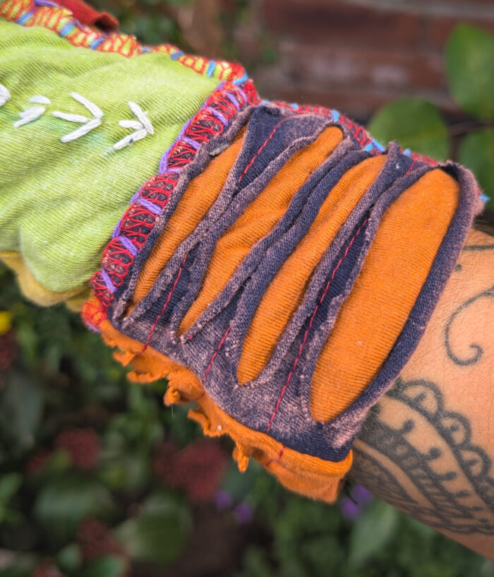 Patchwork Embroidered Handwarmers - Image 3
