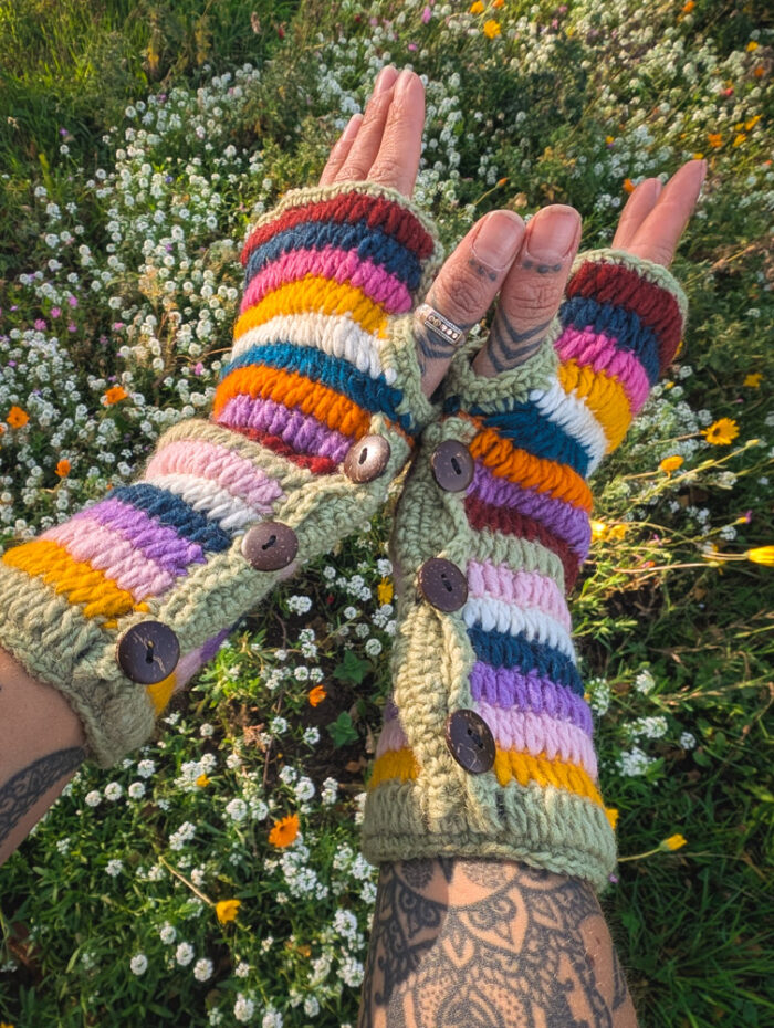 Colourful Wool Handwarmers - Image 4