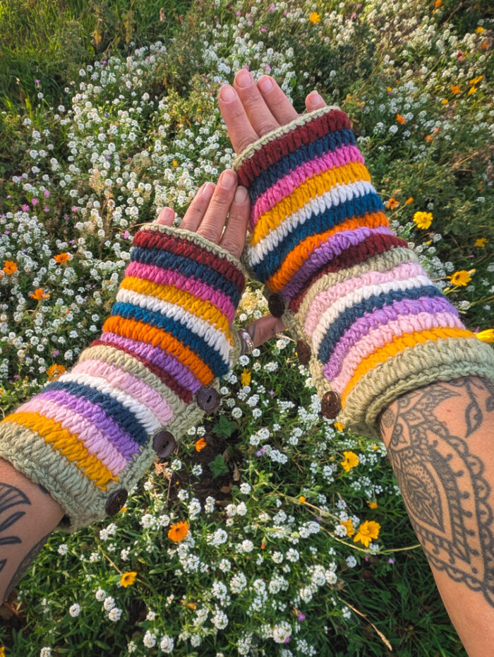 Colourful Wool Handwarmers - Image 5