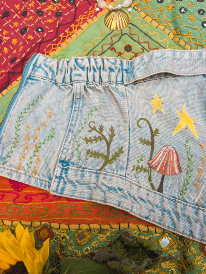 Reworked Forest Fairy Corset Top - Image 2