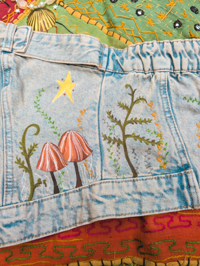 Reworked Forest Fairy Corset Top - Image 3