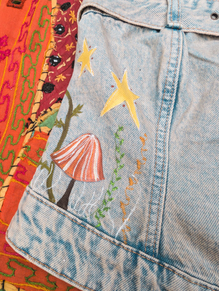 Reworked Forest Fairy Corset Top - Image 5