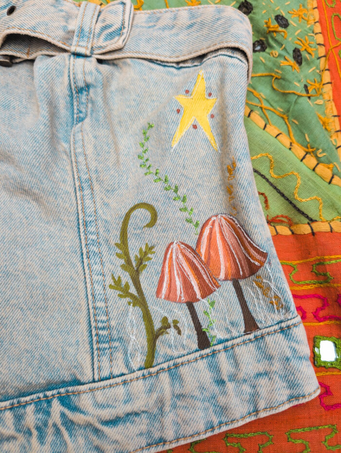 Reworked Forest Fairy Corset Top - Image 6