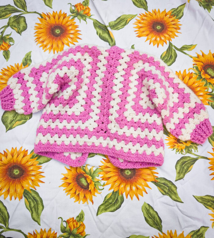 Baby Crochet Cardigan - Image 2