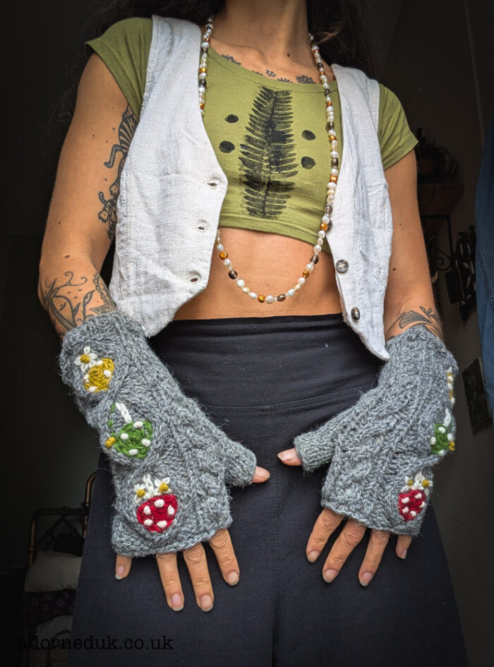 Reworked Fern Print Waistcoat - Image 2