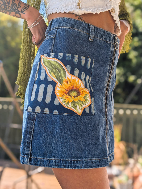 Reworked Sunflower Skirt - Image 2