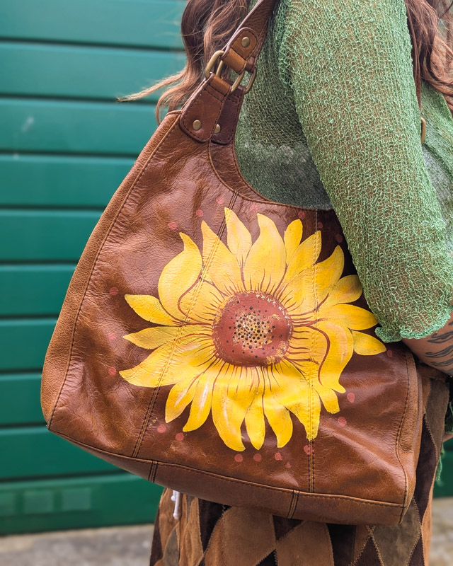 Double Sided Sunflower Bag