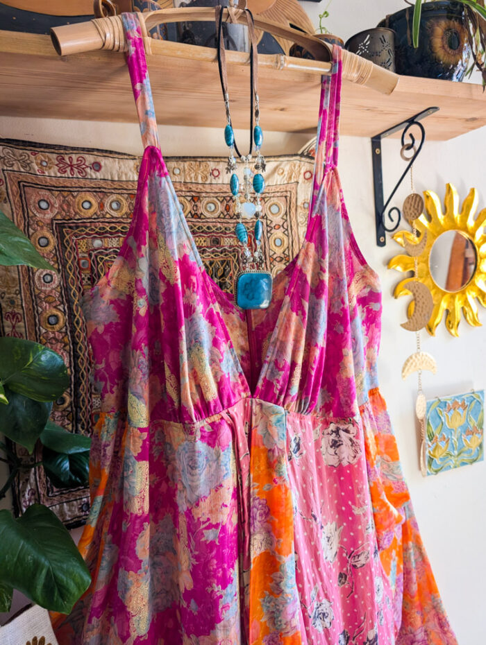 Summery Floral Print Fairy Dress - Image 6