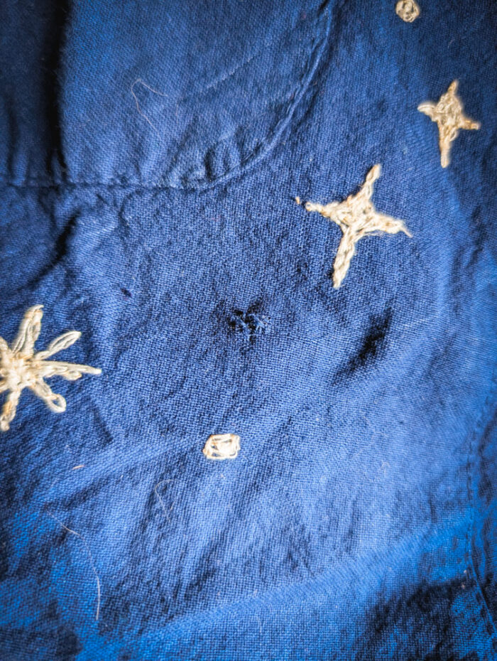 Seconds - Blue Star Harem Leg Dungarees - Image 2