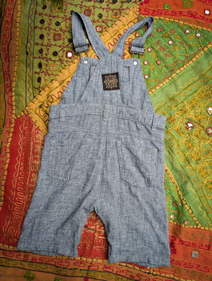 Children's Reworked Fern Dungarees - Image 2