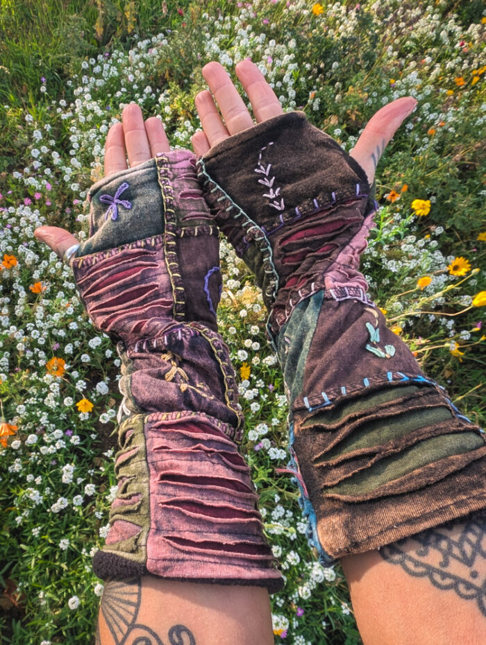 Dusky Patchwork Handwarmers - Image 5