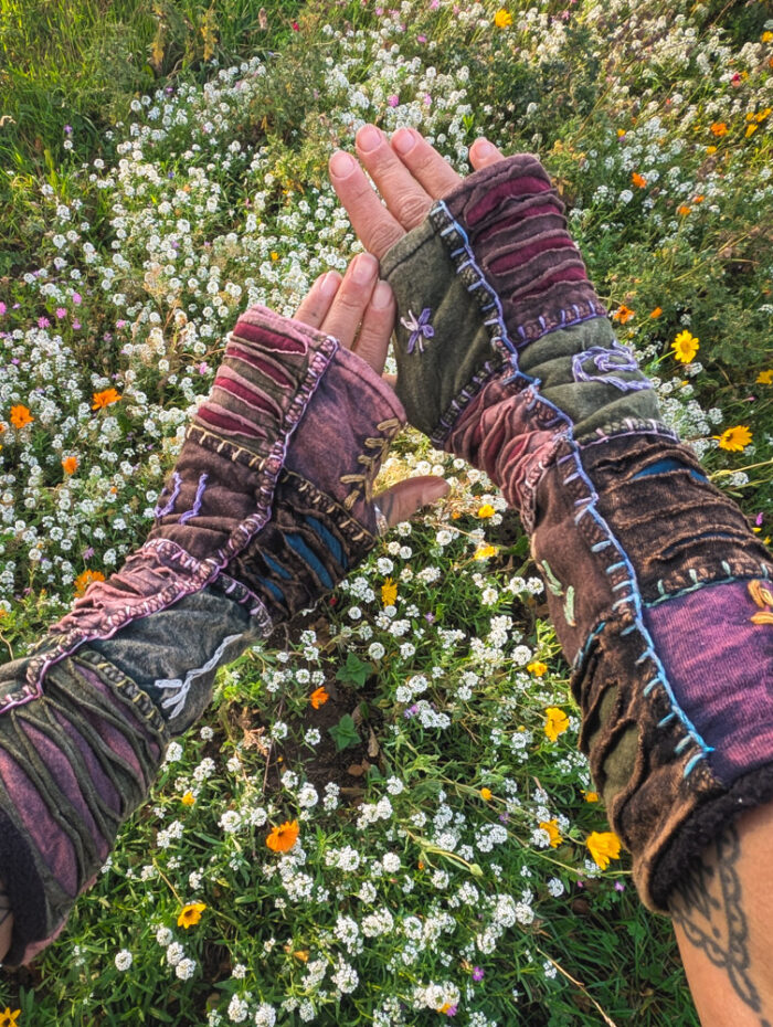 Dusky Patchwork Handwarmers - Image 6
