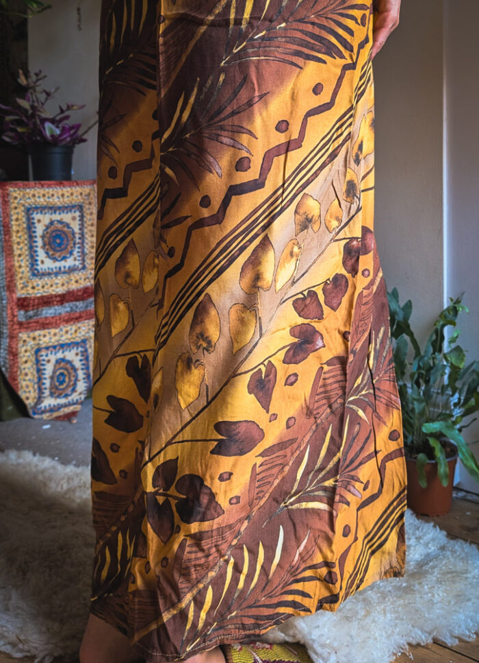 Vintage Abstract Earthy Skirt - Image 3