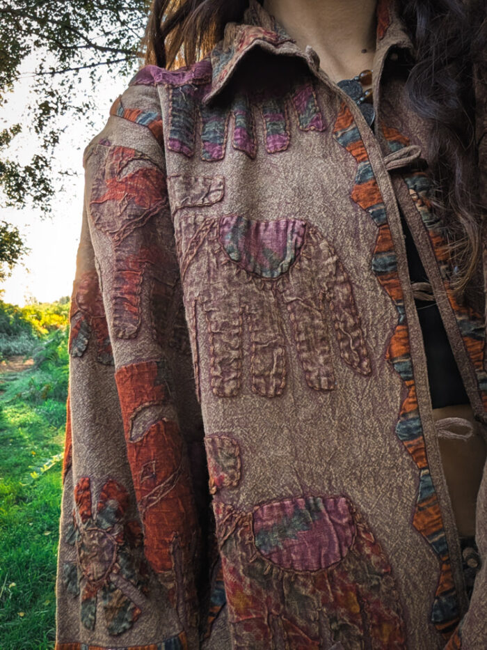 Vintage Elephant Patchwork Jacket - Image 5